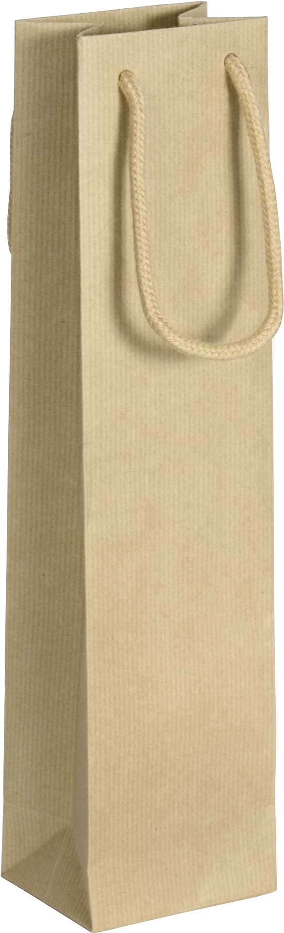 Bedruckte Tragetasche Flaschentasche Natura braun Bedruckte Tragetasche Flaschentasche Natura braun