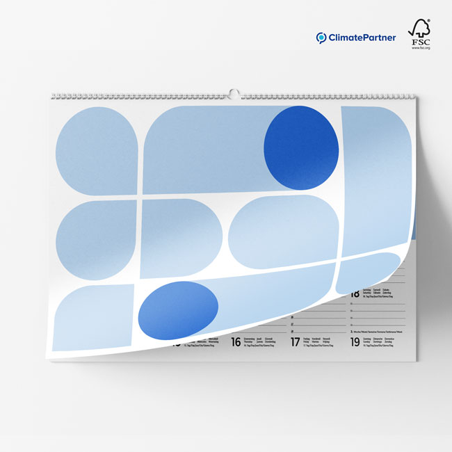 individuelle Kalender zum Konfigurieren