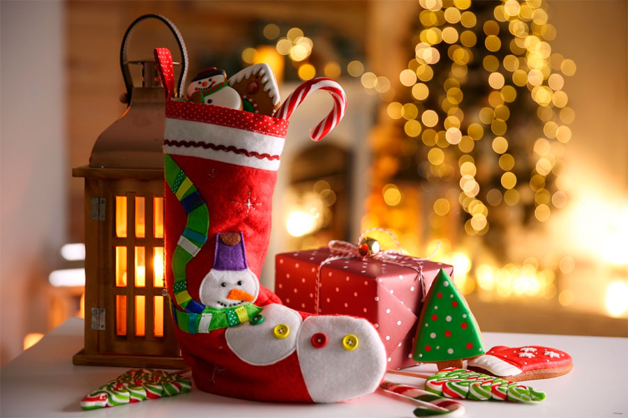 Weihnachtsstiefel Bastelbogen Stimmung