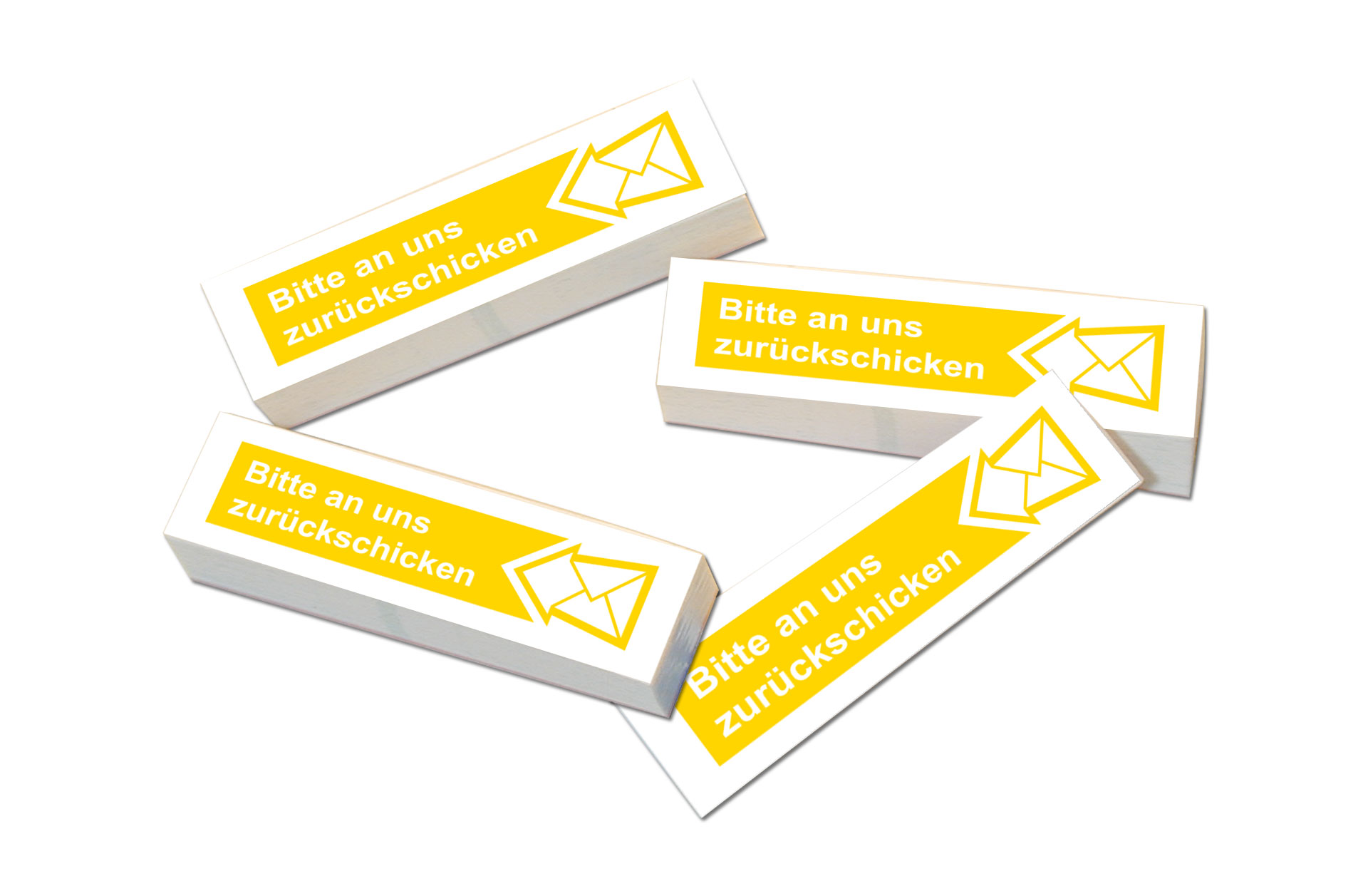 Haftnotizenbitte zurückschicken