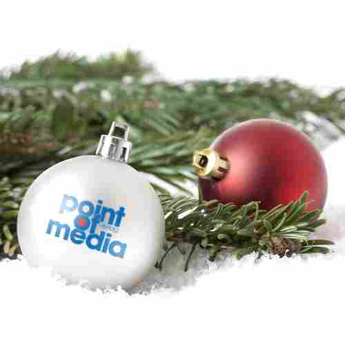 Bedruckte Weihnachtskugel