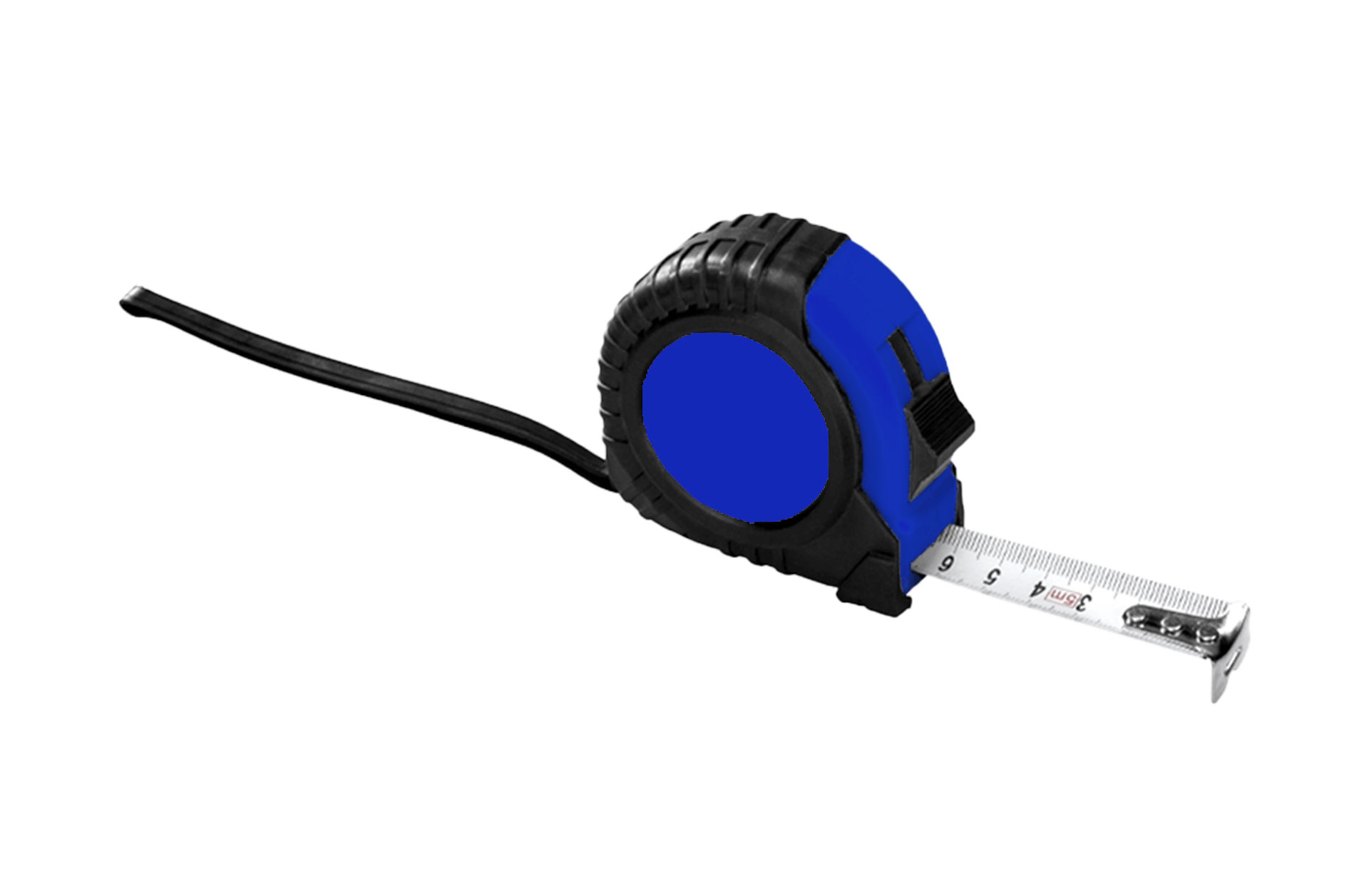 Rollbandmaß royalblau vorderseite ohne Logo Rollbandmaß royalblau vorderseite ohne Logo