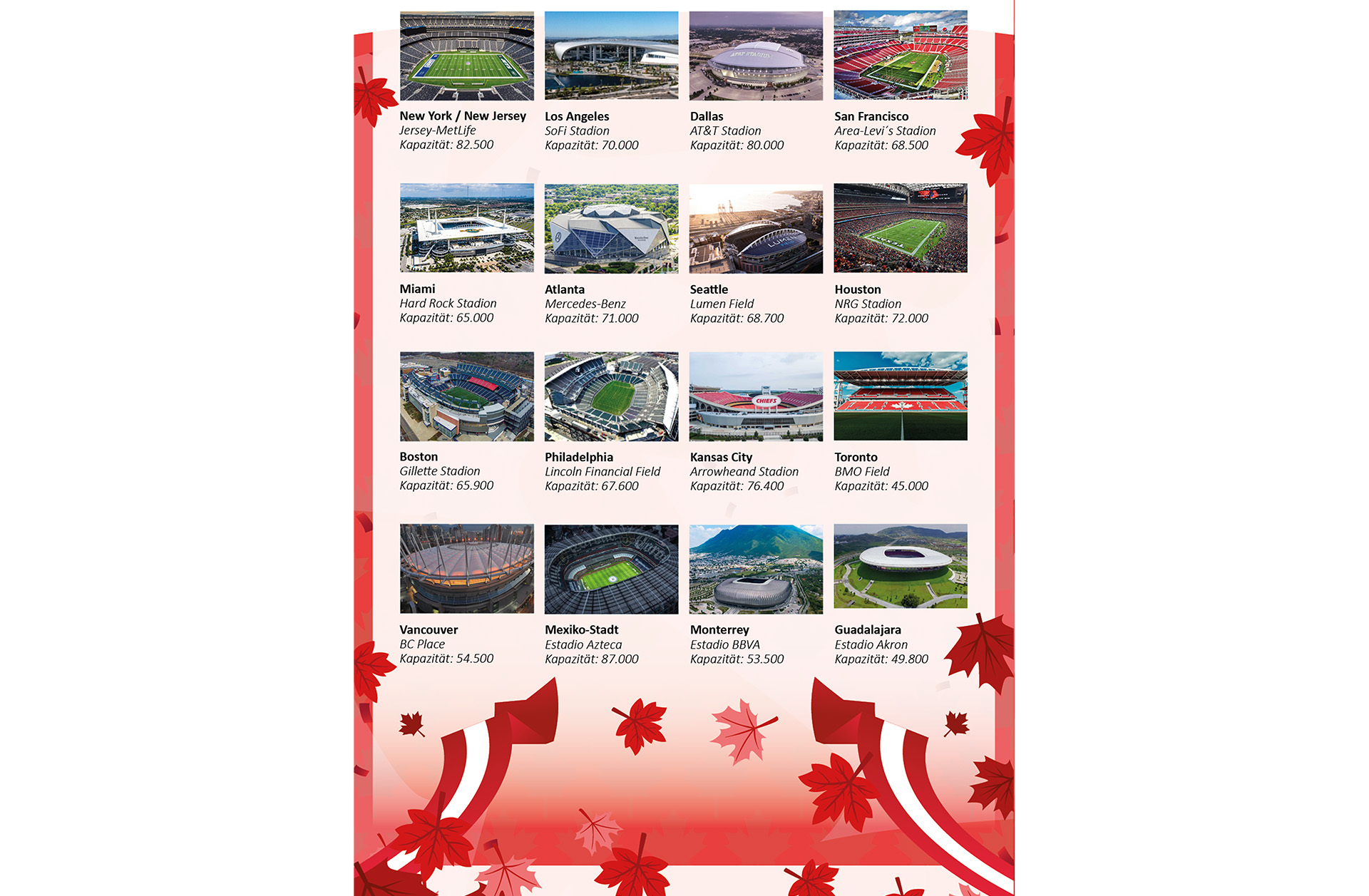 Fußball WM 2026 Spielplan Leporello