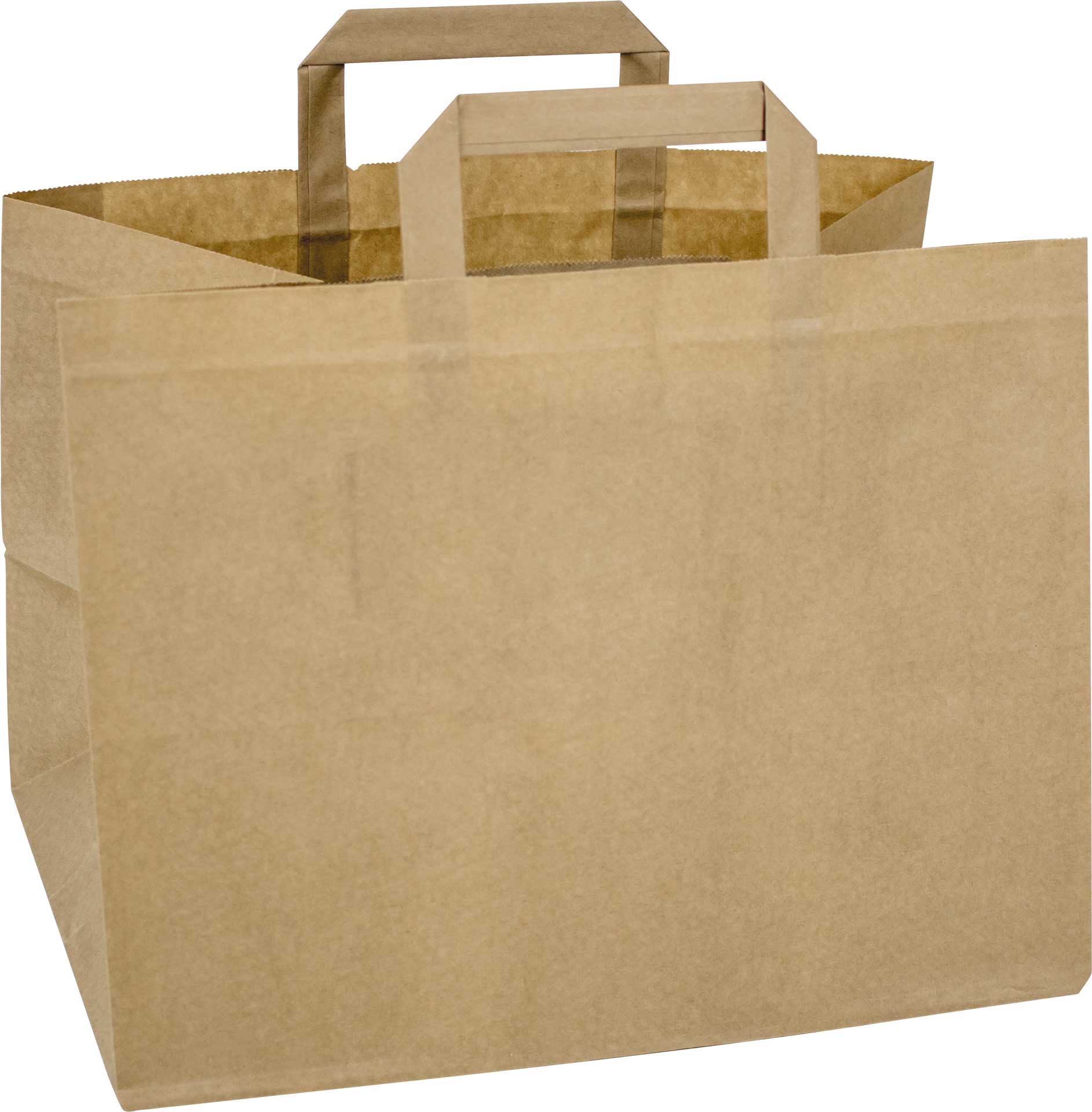 Tragetasche Take Away Standard braun Papier-Tragetasche "Take Away Standard"