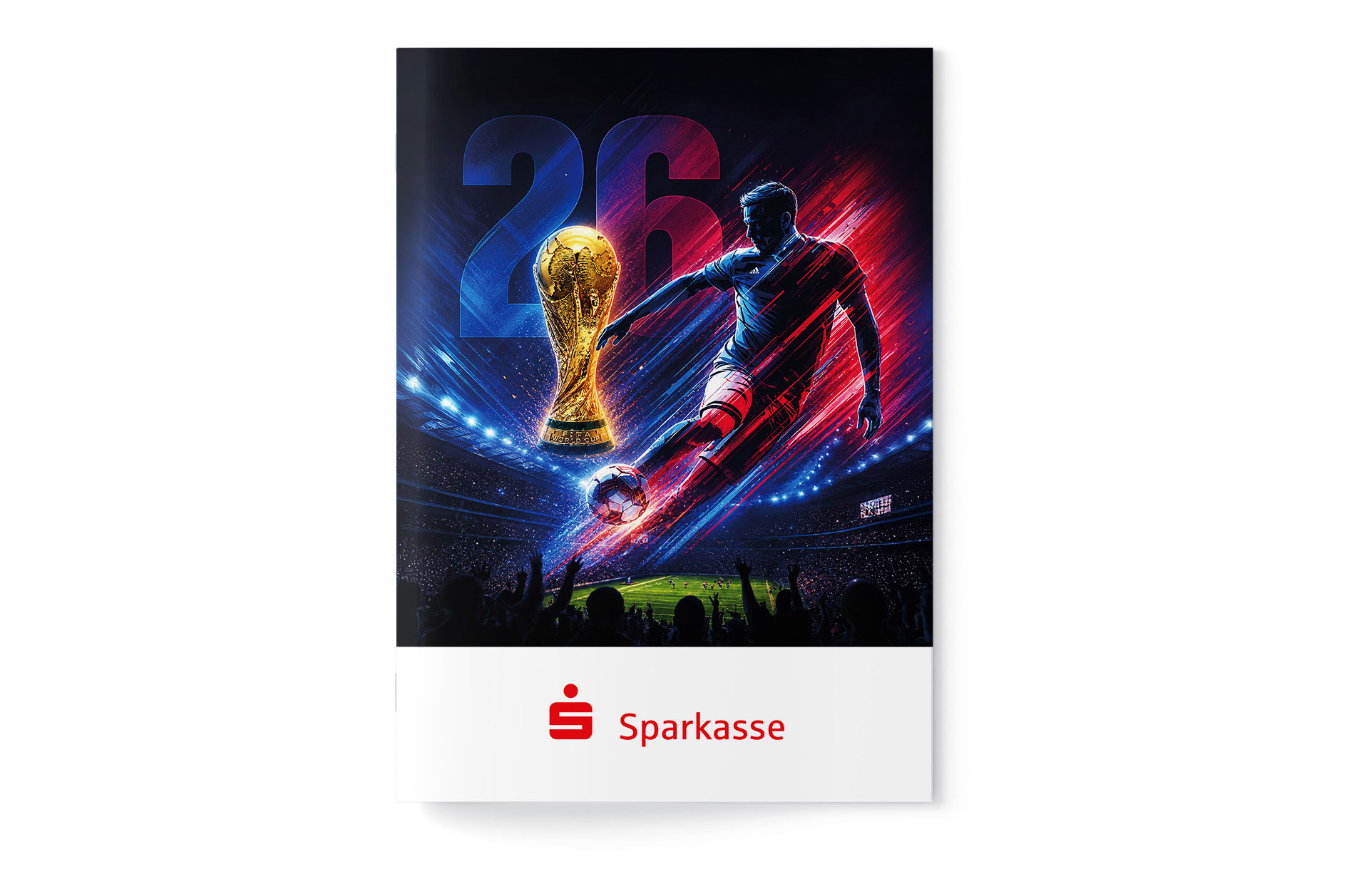 Fußball WM 2026 - Spielplan Broschüre Sparkasse