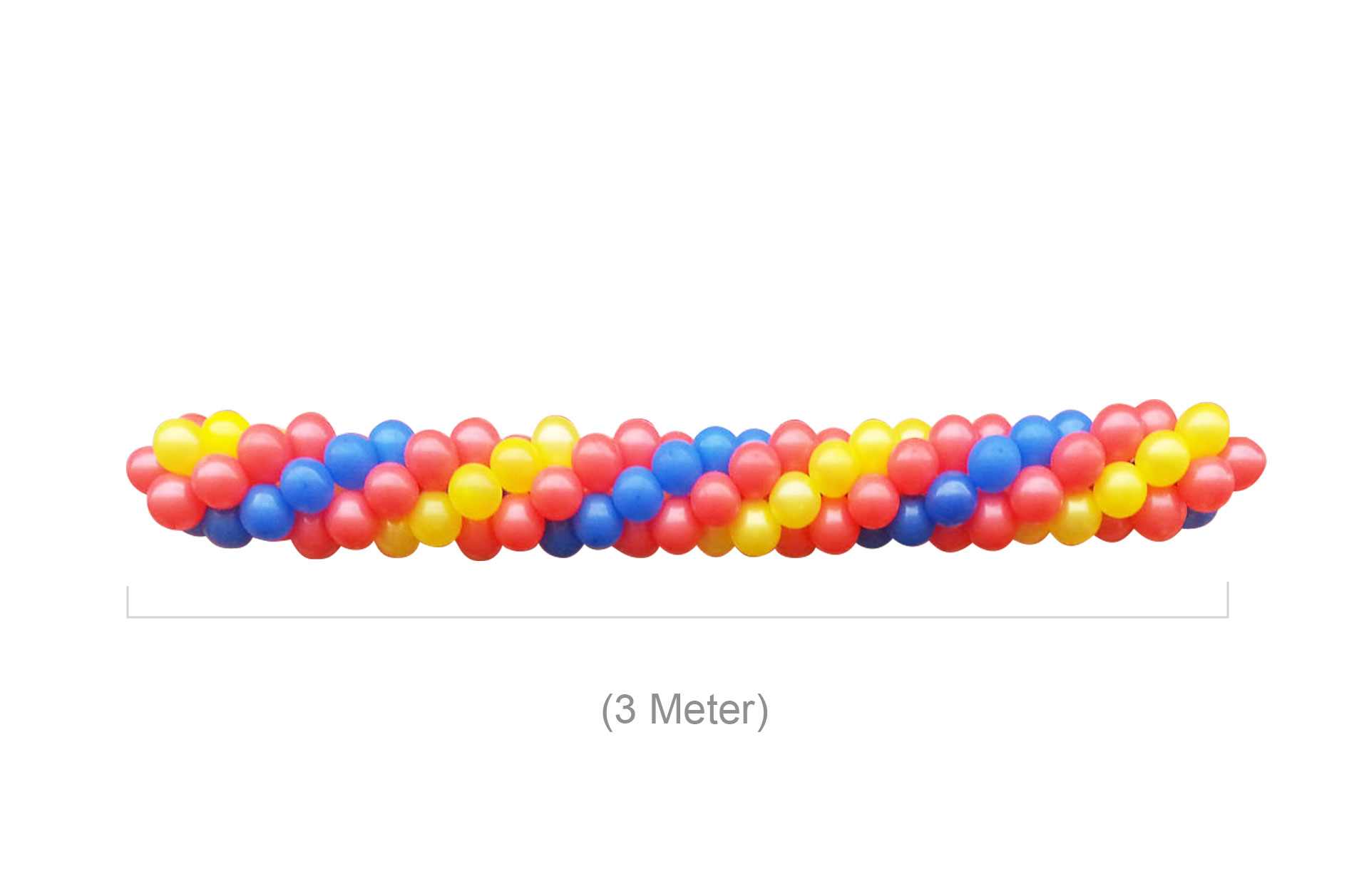 Ballongirlandenset 3 meter