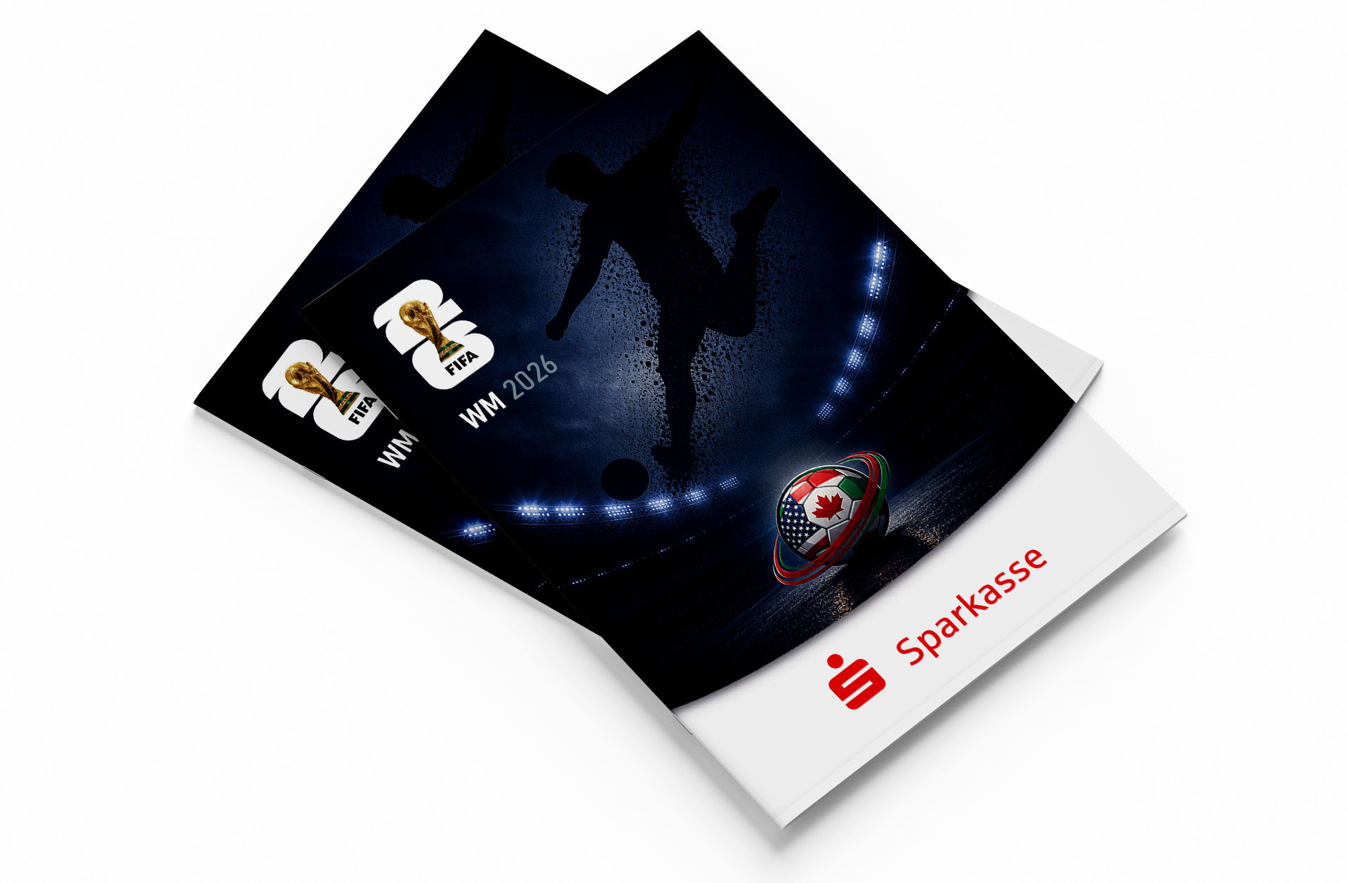 Fußball WM 2026 - Spielplan Broschüre Sparkasse